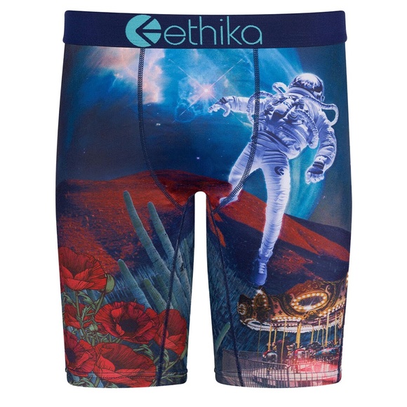 Ethika Sicko Abstract Boxer Briefs Men’s 3XL Space Astronaut - Picture 1 of 10